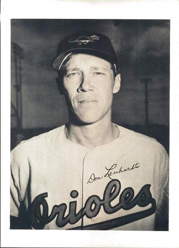 1954 Baltimore Orioles Picture Pack #NNO Don Lenhardt Front