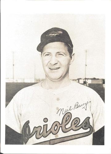 1954 Baltimore Orioles Picture Pack #NNO Neil Berry Front