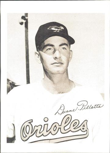 1954 Baltimore Orioles Picture Pack #NNO Duane Pillette Front