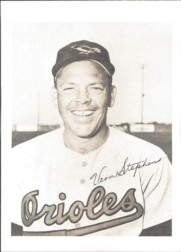 1954 Baltimore Orioles Picture Pack #NNO Vern Stephens Front