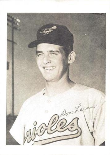 1954 Baltimore Orioles Picture Pack #NNO Don Larsen Front