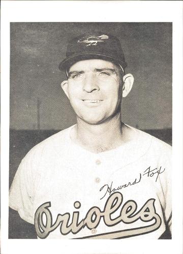1954 Baltimore Orioles Picture Pack #NNO Howie Fox Front