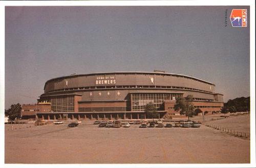 1976 A & P Milwaukee Brewers #NNO Milwaukee County Stadium Front