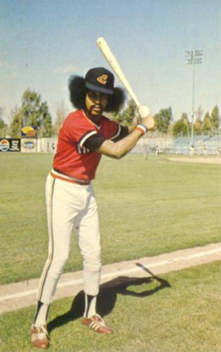 1975 Cleveland Indians Postcards #NNO Oscar Gamble Front