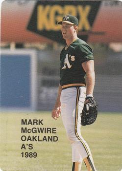 1989 Action Superstars (unlicensed) #12 Mark McGwire Front