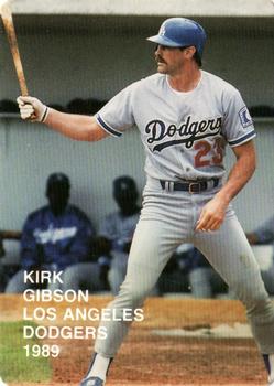 1989 Action Superstars (unlicensed) #1 Kirk Gibson Front