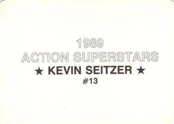 1989 Action Superstars (unlicensed) #13 Kevin Seitzer Back