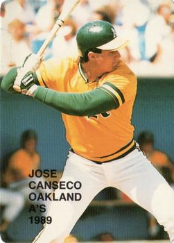 1989 Action Superstars (unlicensed) #21 Jose Canseco Front