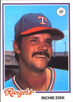 1978 Topps Burger King Texas Rangers #20 Richie Zisk Front