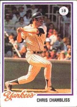 1978 Topps Burger King New York Yankees #12 Chris Chambliss Front