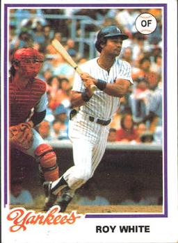 1978 Topps Burger King New York Yankees #19 Roy White Front