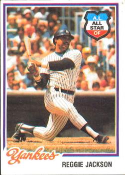 1978 Topps Burger King New York Yankees #21 Reggie Jackson Front
