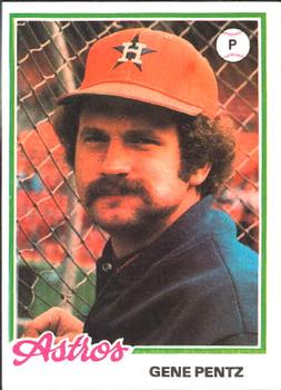 1978 Topps Burger King Houston Astros #11 Gene Pentz Front