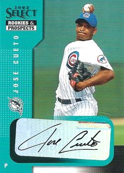 2002 Select Rookies & Prospects #48 Jose Cueto Front