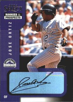 2002 Select Rookies & Prospects #50 Jose Ortiz Front