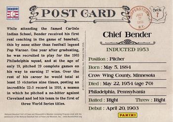 2012 Panini Cooperstown - Bronze History #7 Chief Bender Back