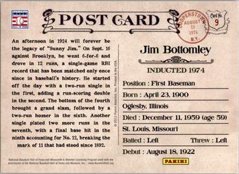 2012 Panini Cooperstown - Bronze History #9 Jim Bottomley Back