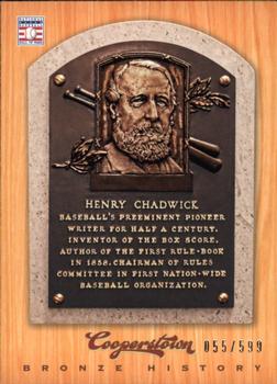 2012 Panini Cooperstown - Bronze History #15 Henry Chadwick Front