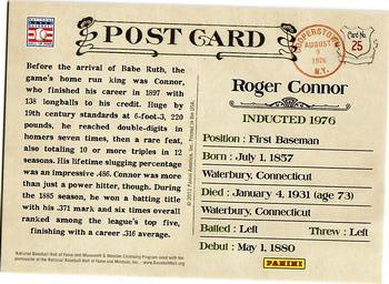 2012 Panini Cooperstown - Bronze History #25 Roger Connor Back