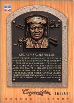 2012 Panini Cooperstown - Bronze History #33 Rube Foster Front