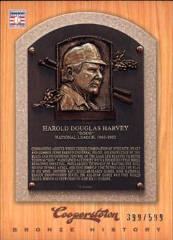 2012 Panini Cooperstown - Bronze History #39 Doug Harvey Front