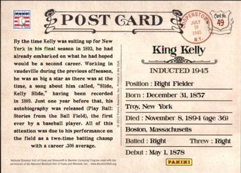 2012 Panini Cooperstown - Bronze History #49 King Kelly Back
