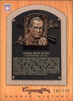 2012 Panini Cooperstown - Bronze History #50 Bowie Kuhn Front