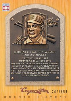 2012 Panini Cooperstown - Bronze History #86 Mickey Welch Front