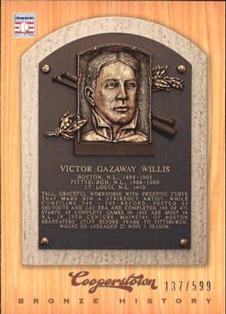 2012 Panini Cooperstown - Bronze History #88 Vic Willis Front