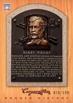 2012 Panini Cooperstown - Bronze History #90 Harry Wright Front