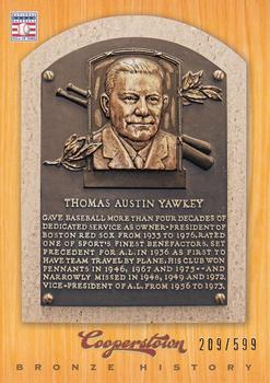 2012 Panini Cooperstown - Bronze History #91 Tom Yawkey Front