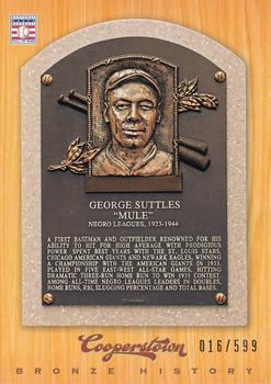 2012 Panini Cooperstown - Bronze History #93 Mule Suttles Front