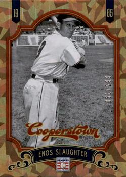 2012 Panini Cooperstown - Crystal Collection #101 Enos Slaughter Front