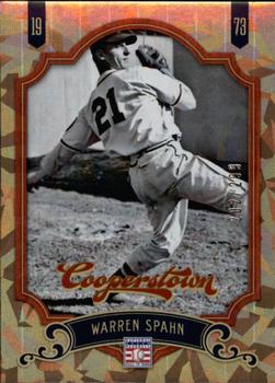 2012 Panini Cooperstown - Crystal Collection #114 Warren Spahn Front