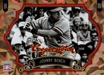 2012 Panini Cooperstown - Crystal Collection #138 Johnny Bench Front