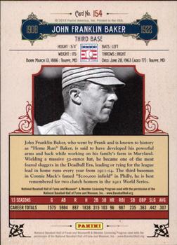 2012 Panini Cooperstown - Crystal Collection #154 Home Run Baker Back