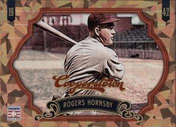 2012 Panini Cooperstown - Crystal Collection #166 Rogers Hornsby Front