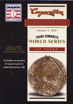 2012 Panini Cooperstown - Famous Moments #1 Cy Young Front