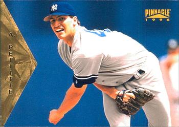 1996 Pinnacle #103 Andy Pettitte Front