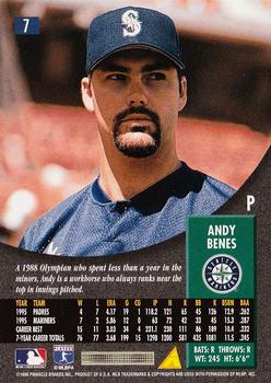 1996 Pinnacle #7 Andy Benes Back
