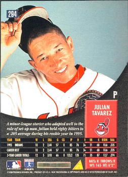 1996 Pinnacle #294 Julian Tavarez Back