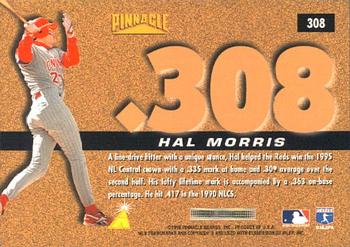 1996 Pinnacle #308 Hal Morris Back