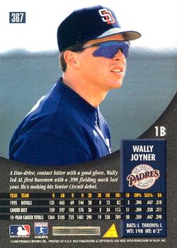 1996 Pinnacle #367 Wally Joyner Back