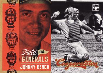 2012 Panini Cooperstown - Field Generals #1 Johnny Bench Front