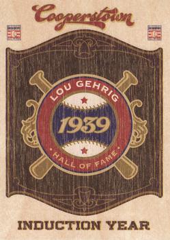 2012 Panini Cooperstown - HOF Classes Induction Year #3 Lou Gehrig Front