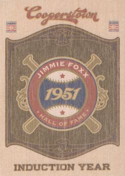 2012 Panini Cooperstown - HOF Classes Induction Year #5 Jimmie Foxx Front
