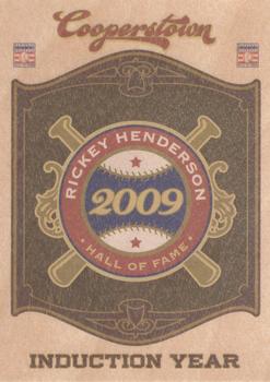 2012 Panini Cooperstown - HOF Classes Induction Year #19 Rickey Henderson Front