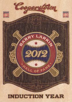 2012 Panini Cooperstown - HOF Classes Induction Year #20 Barry Larkin Front