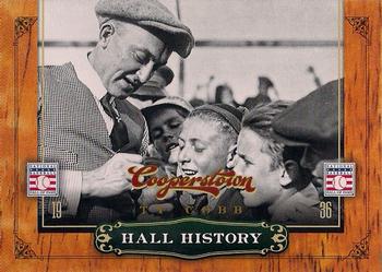 2012 Panini Cooperstown - Hall History #2 Ty Cobb Front
