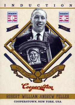 2012 Panini Cooperstown - Induction #19 Bob Feller Front